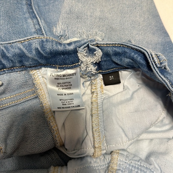 Flying Monkey size 31 High Waisted Shorts - Picture 3 of 3